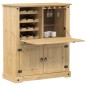 vidaXL Weinschrank Corona 97x45x114 cm Massivholz Kiefer vidaXL Weinschrank Corona 97x45x114 cm Massivholz Kiefer