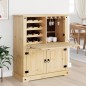 vidaXL Weinschrank Corona 97x45x114 cm Massivholz Kiefer vidaXL Weinschrank Corona 97x45x114 cm Massivholz Kiefer
