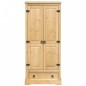 vidaXL Kleiderschrank Corona 76x50x170 cm Massivholz Kiefer vidaXL Kleiderschrank Corona 76x50x170 cm Massivholz Kiefer