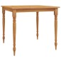 vidaXL 5-tlg. Garten-Essgruppe mit Weißen Kissen Massivholz Teak vidaXL 5-tlg. Garten-Essgruppe mit Weißen Kissen Massivholz Teak