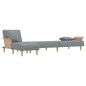 vidaXL Schlafsofa in L-Form Hellgrau 279x140x70 cm Stoff vidaXL Schlafsofa in L-Form Hellgrau 279x140x70 cm Stoff