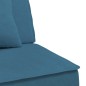 vidaXL Schlafsofa in L-Form Blau 255x140x70 cm Samt vidaXL Schlafsofa in L-Form Blau 255x140x70 cm Samt