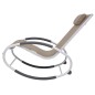 vidaXL Garden Schaukelstuhl Taupe Textilene vidaXL Garden Schaukelstuhl Taupe Textilene