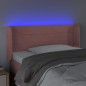 vidaXL LED Kopfteil Rosa 103x16x78/88 cm Samt vidaXL LED Kopfteil Rosa 103x16x78/88 cm Samt