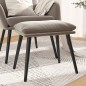 vidaXL Fußhocker Hellgrau 45x29,5x35 cm Samt vidaXL Fußhocker Hellgrau 45x29,5x35 cm Samt