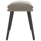 vidaXL Fußhocker Hellgrau 45x29,5x35 cm Samt vidaXL Fußhocker Hellgrau 45x29,5x35 cm Samt