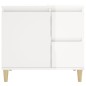 vidaXL Badschrank Hochglanz-Weiß 65x33x60 cm Holzwerkstoff vidaXL Badschrank Hochglanz-Weiß 65x33x60 cm Holzwerkstoff