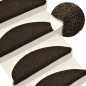 vidaXL Selbstklebende Treppenmatten 10 Stk. Dunkelbraun 65x21x4cm vidaXL Selbstklebende Treppenmatten 10 Stk. Dunkelbraun 65x21x4cm