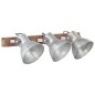 vidaXL Wandlampe Industriestil Silbern 65x25 cm E27 vidaXL Wandlampe Industriestil Silbern 65x25 cm E27
