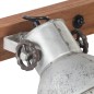vidaXL Wandlampe Industriestil Silbern 65x25 cm E27 vidaXL Wandlampe Industriestil Silbern 65x25 cm E27