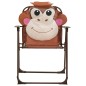 vidaXL 3-tlg. Garten-Bistro-Set für Kinder mit Sonnenschirm Braun vidaXL 3-tlg. Garten-Bistro-Set für Kinder mit Sonnenschirm Braun