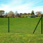 vidaXL Eurozaun Stahl 25 x 1 m Grün vidaXL Eurozaun Stahl 25 x 1 m Grün