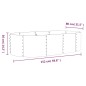 vidaXL Hochbeet Pulverbeschichteter Stahl 152x80x36 cm Grün vidaXL Hochbeet Pulverbeschichteter Stahl 152x80x36 cm Grün