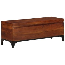 vidaXL Aufbewahrungstruhe 110x35x41 cm Akazie Massivholz    