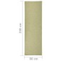 vidaXL Outdoor-Teppich Flachgewebe 80x250 cm Grün vidaXL Outdoor-Teppich Flachgewebe 80x250 cm Grün