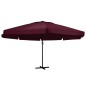 vidaXL Sonnenschirm mit Aluminium-Mast 600 cm Bordeauxrot vidaXL Sonnenschirm mit Aluminium-Mast 600 cm Bordeauxrot
