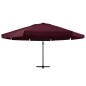 vidaXL Sonnenschirm mit Aluminium-Mast 600 cm Bordeauxrot vidaXL Sonnenschirm mit Aluminium-Mast 600 cm Bordeauxrot