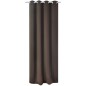 vidaXL Verdunkelungsvorhang mit Metallösen 270 x 245 cm Braun vidaXL Verdunkelungsvorhang mit Metallösen 270 x 245 cm Braun