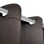vidaXL Verdunkelungsvorhang mit Metallösen 270 x 245 cm Braun vidaXL Verdunkelungsvorhang mit Metallösen 270 x 245 cm Braun