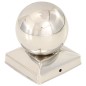 vidaXL Pfostenkappen 6 Stk. Kugelform Edelstahl 81 x 81 mm vidaXL Pfostenkappen 6 Stk. Kugelform Edelstahl 81 x 81 mm