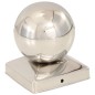 vidaXL Pfostenkappen 6 Stk. Kugelform Edelstahl 81 x 81 mm vidaXL Pfostenkappen 6 Stk. Kugelform Edelstahl 81 x 81 mm
