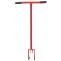 vidaXL Gartenkralle Rot Stahl vidaXL Gartenkralle Rot Stahl