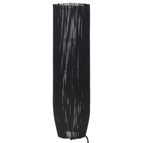 vidaXL Stehleuchte Weide Schwarz 52 cm E27 