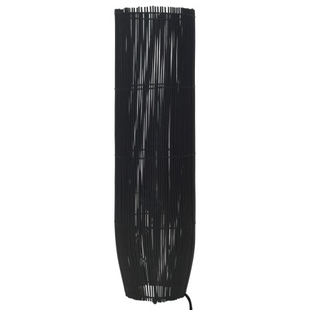 vidaXL Stehleuchte Weide Schwarz 52 cm E27 