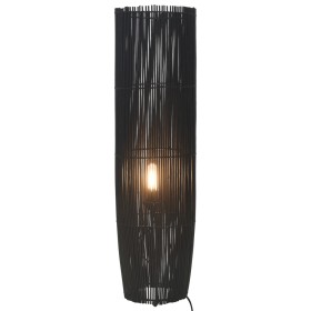 vidaXL Stehleuchte Weide Schwarz 52 cm E27 