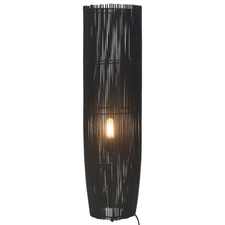 vidaXL Stehleuchte Weide Schwarz 52 cm E27 