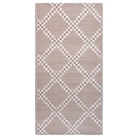 vidaXL Outdoor-Teppich Braun 80x150 cm PP