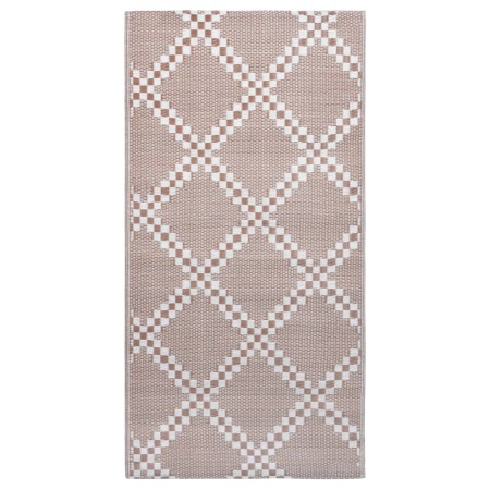 vidaXL Outdoor-Teppich ARAKIL Braun 80x150 cm PP