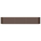 vidaXL Hochbeet Pulverbeschichteter Stahl 224x40x36 cm Braun vidaXL Hochbeet Pulverbeschichteter Stahl 224x40x36 cm Braun