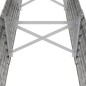 vidaXL Hochbeet Pulverbeschichteter Stahl 224x40x36 cm Silbern vidaXL Hochbeet Pulverbeschichteter Stahl 224x40x36 cm Silbern