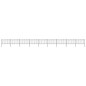 vidaXL Gartenzaun mit Speerspitzen Stahl 15,3 x 1 m Schwarz vidaXL Gartenzaun mit Speerspitzen Stahl 15,3 x 1 m Schwarz