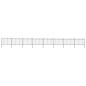 vidaXL Gartenzaun mit Speerspitzen Stahl 13,6 x 1,2 m Schwarz vidaXL Gartenzaun mit Speerspitzen Stahl 13,6 x 1,2 m Schwarz