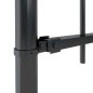 vidaXL Gartenzaun mit Speerspitzen Stahl 5,1 x 1,5 m Schwarz vidaXL Gartenzaun mit Speerspitzen Stahl 5,1 x 1,5 m Schwarz