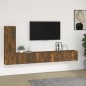 vidaXL 3-tlg. TV-Schrank-Set Räuchereiche Holzwerkstoff vidaXL 3-tlg. TV-Schrank-Set Räuchereiche Holzwerkstoff
