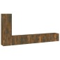 vidaXL 3-tlg. TV-Schrank-Set Räuchereiche Holzwerkstoff vidaXL 3-tlg. TV-Schrank-Set Räuchereiche Holzwerkstoff