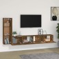 vidaXL 3-tlg. TV-Schrank-Set Räuchereiche Holzwerkstoff vidaXL 3-tlg. TV-Schrank-Set Räuchereiche Holzwerkstoff