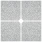 vidaXL Schirm-Gewichtsplatten 4 Stk. Quadratisch Grau Granit 100 kg vidaXL Schirm-Gewichtsplatten 4 Stk. Quadratisch Grau Granit 100 kg