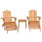 vidaXL 3-tlg. Garten-Lounge-Set Adirondack Massivholz Akazie vidaXL 3-tlg. Garten-Lounge-Set Adirondack Massivholz Akazie