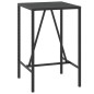 vidaXL 5-tlg. Gartenbar-Set Schwarz Poly Rattan & Massivholz Akazie vidaXL 5-tlg. Gartenbar-Set Schwarz Poly Rattan & Massivholz Akazie
