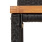 vidaXL 5-tlg. Gartenbar-Set Schwarz Poly Rattan & Massivholz Akazie vidaXL 5-tlg. Gartenbar-Set Schwarz Poly Rattan & Massivholz Akazie
