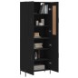 Highboard Schwarz 69,5x34x180 cm Holzwerkstoff Highboard Schwarz 69,5x34x180 cm Holzwerkstoff