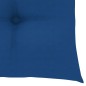 vidaXL Gartenstühle mit Blauen Kissen 3 Stk. Massivholz Teak vidaXL Gartenstühle mit Blauen Kissen 3 Stk. Massivholz Teak