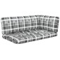 vidaXL 4-tlg. Paletten-Lounge-Set Schwarz Imprägniertes Kiefernholz vidaXL 4-tlg. Paletten-Lounge-Set Schwarz Imprägniertes Kiefernholz