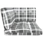 vidaXL 4-tlg. Paletten-Lounge-Set Schwarz Imprägniertes Kiefernholz vidaXL 4-tlg. Paletten-Lounge-Set Schwarz Imprägniertes Kiefernholz
