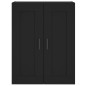 Highboard Schwarz 69,5x34x180 cm Holzwerkstoff Highboard Schwarz 69,5x34x180 cm Holzwerkstoff