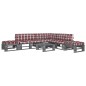 vidaXL 6-tlg. Paletten-Lounge-Set Grau Imprägniertes Kiefernholz vidaXL 6-tlg. Paletten-Lounge-Set Grau Imprägniertes Kiefernholz